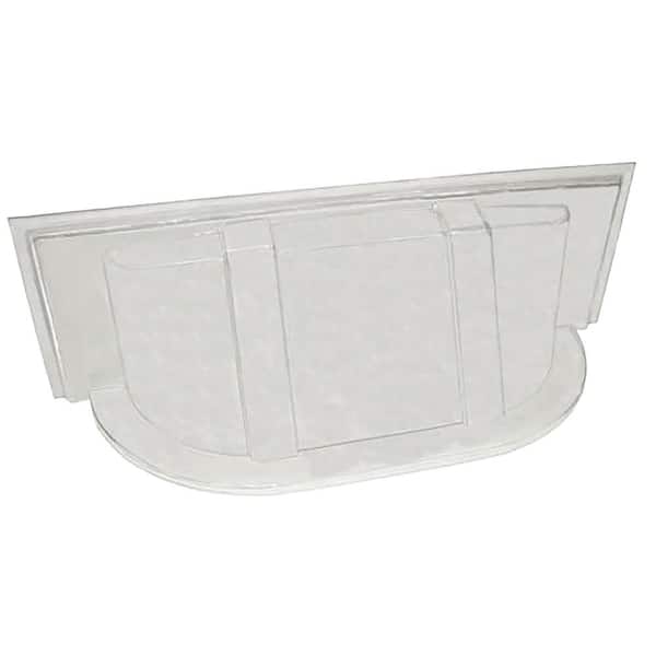 Window Well Cover Premium Straight Bubble 39 in. W x 13 in. D x 15 in. H