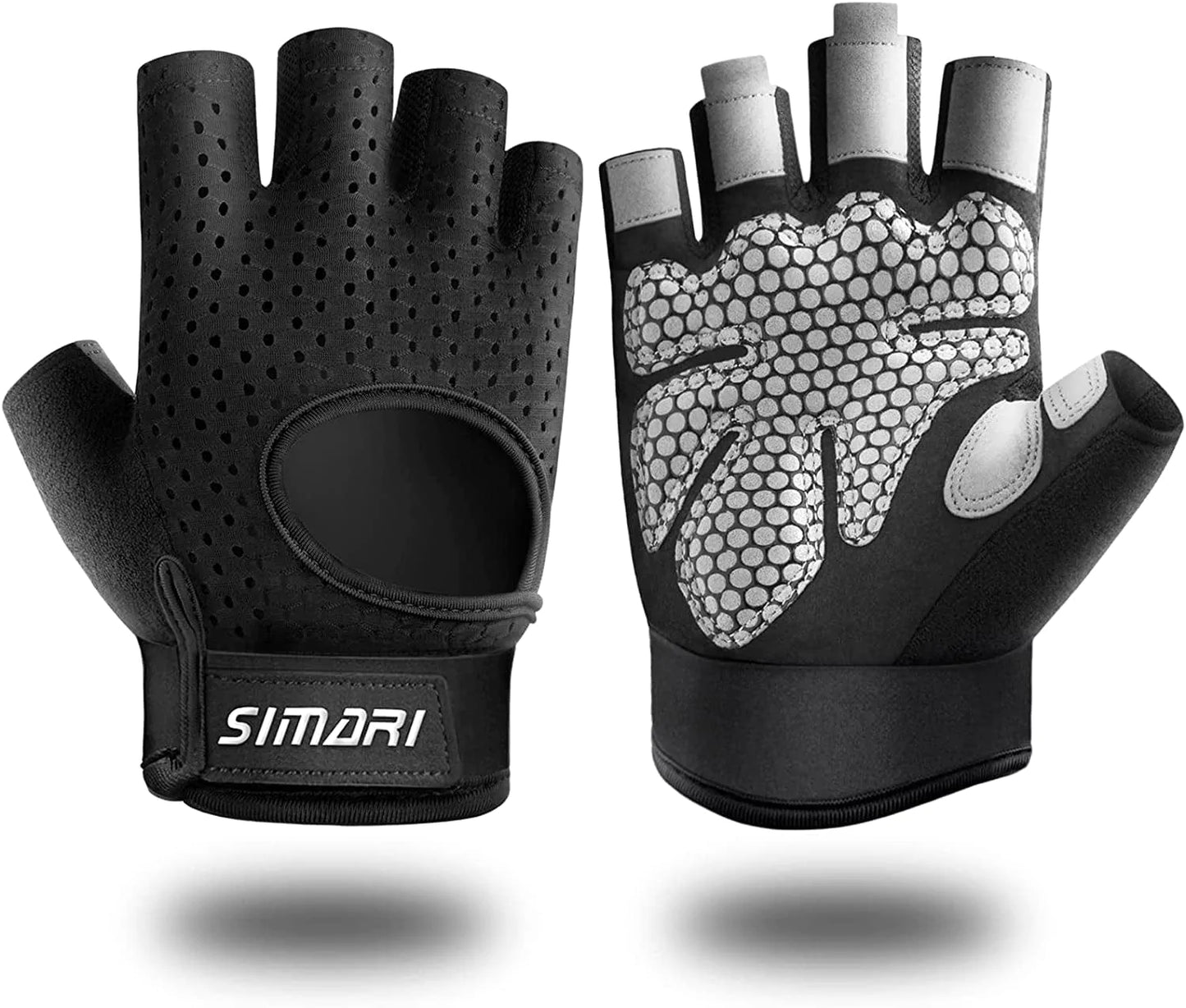 SIMARI Workout Gloves Men and Women Weight Lifting Gloves with Wrist Wraps Support for Gym Training, Full Palm Protection for Fitness, Weightlifting, Exercise, Hanging, Pull Ups