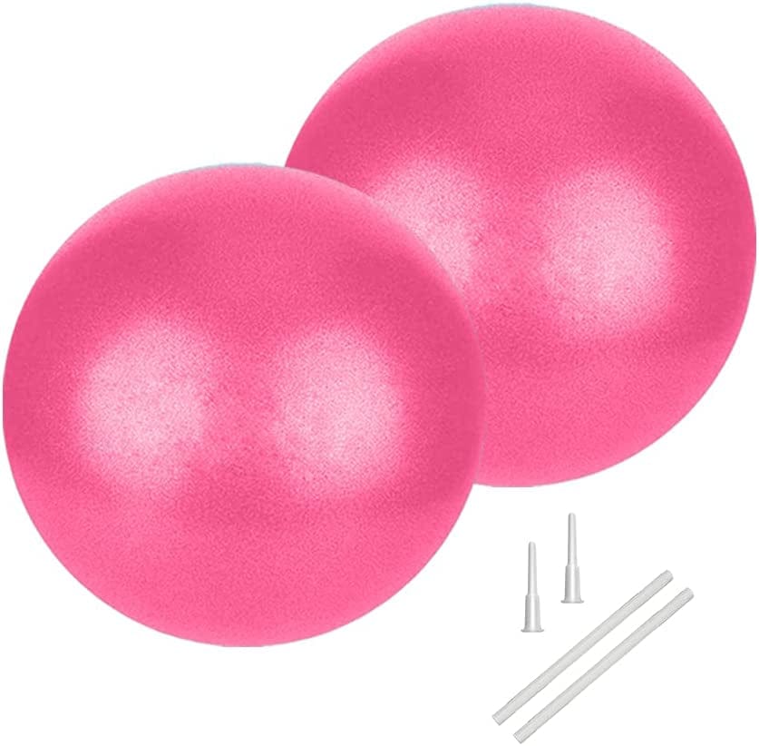 Small Pilates Ball, Therapy Ball, Mini Workout Ball, Core Ball, 9 Inch Small Exercise Ball, Mini Bender Ball, Pilates, Yoga, Workout, Bender, Core Training and Physical Therapy, Improves Balance