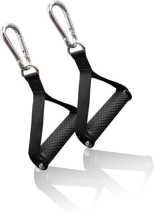 Solid Gym Handles, Thick Cable Machine Handles, Heavy Duty Exercise Handles, Fitness Equipment for Pilates Yoga Strength and Trainer