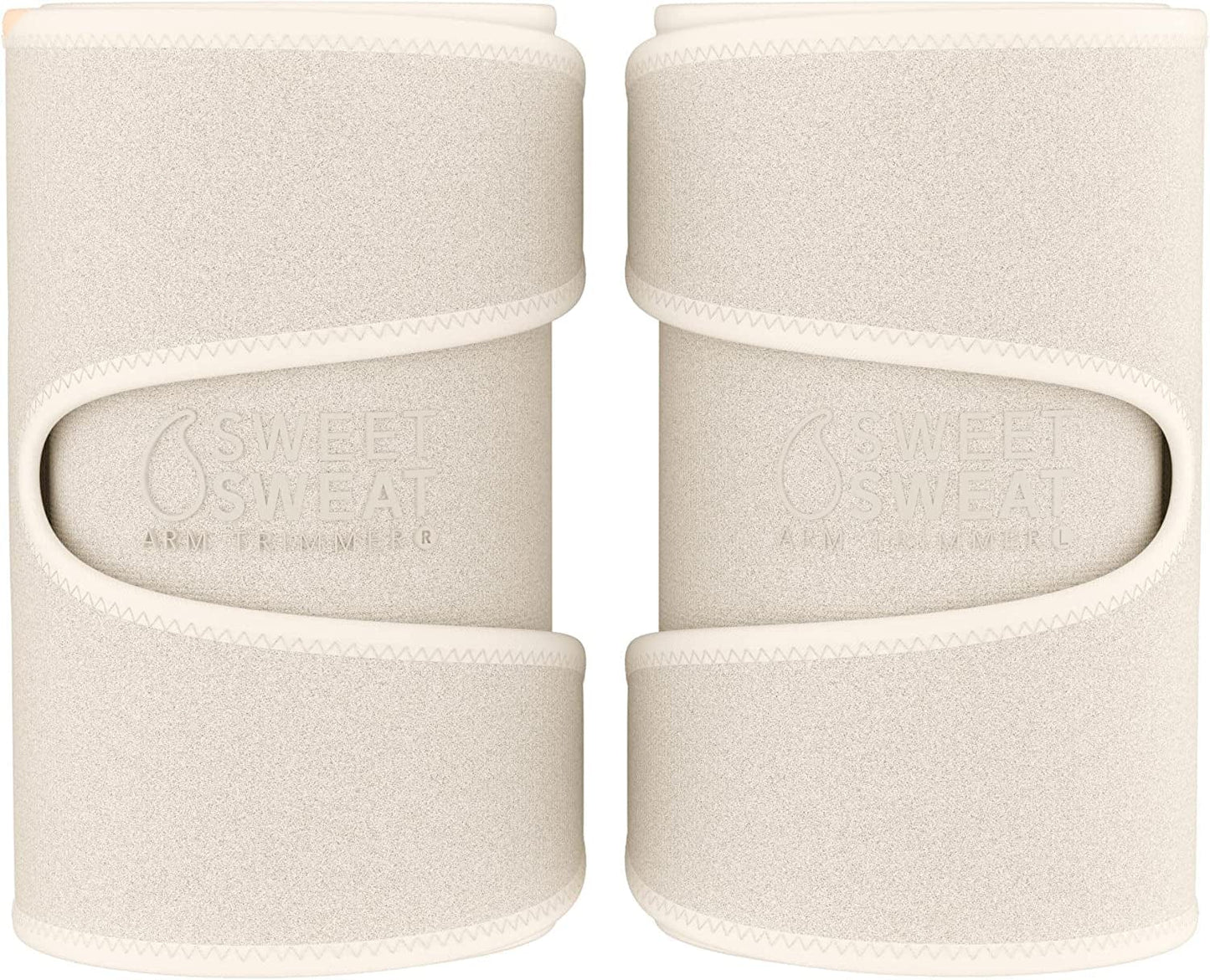 Sports Research Sweet Sweat Arm Trimmers for Men & Women | Premium Quality Arm Wraps for Maximizing Heat & Sweat during Exercise| Includes Mesh Carry-Bag
