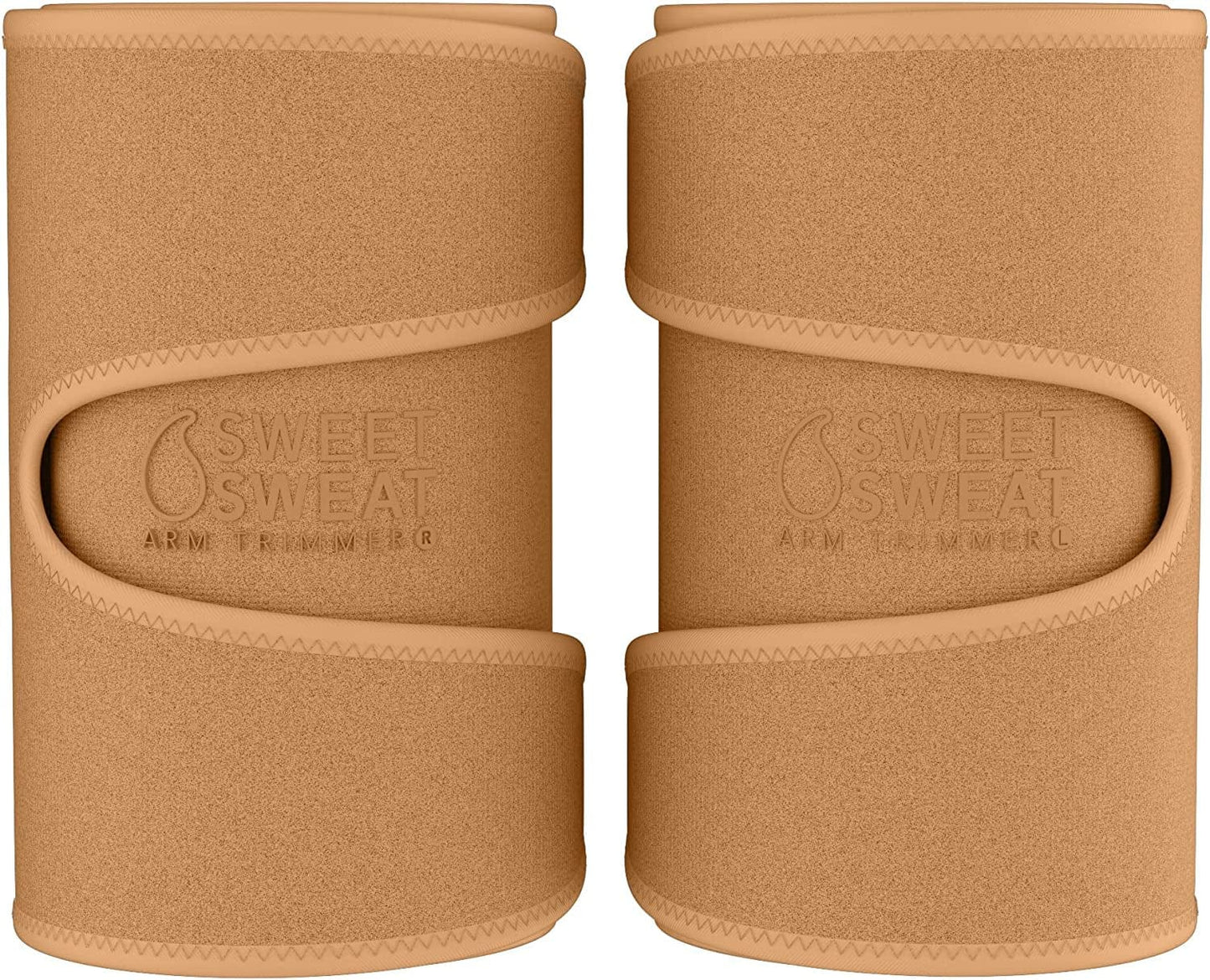 Sports Research Sweet Sweat Arm Trimmers for Men & Women | Premium Quality Arm Wraps for Maximizing Heat & Sweat during Exercise| Includes Mesh Carry-Bag