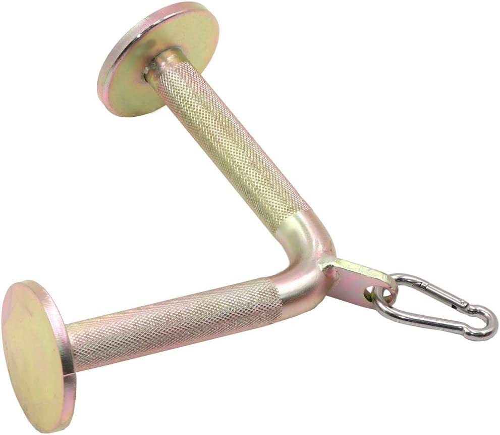 Strainho Cable Attachments for Gym, Double D Row Handle, V Bar Cable Attachment, Tricep Rope,Straight Bar Cable Attachment, Lat Pulldown Bar for Training Tricep, Cable Machine Accessories for Home Gym