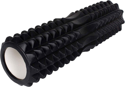 STRAUSS Grid Foam Roller, 45 Cm, (Black)
