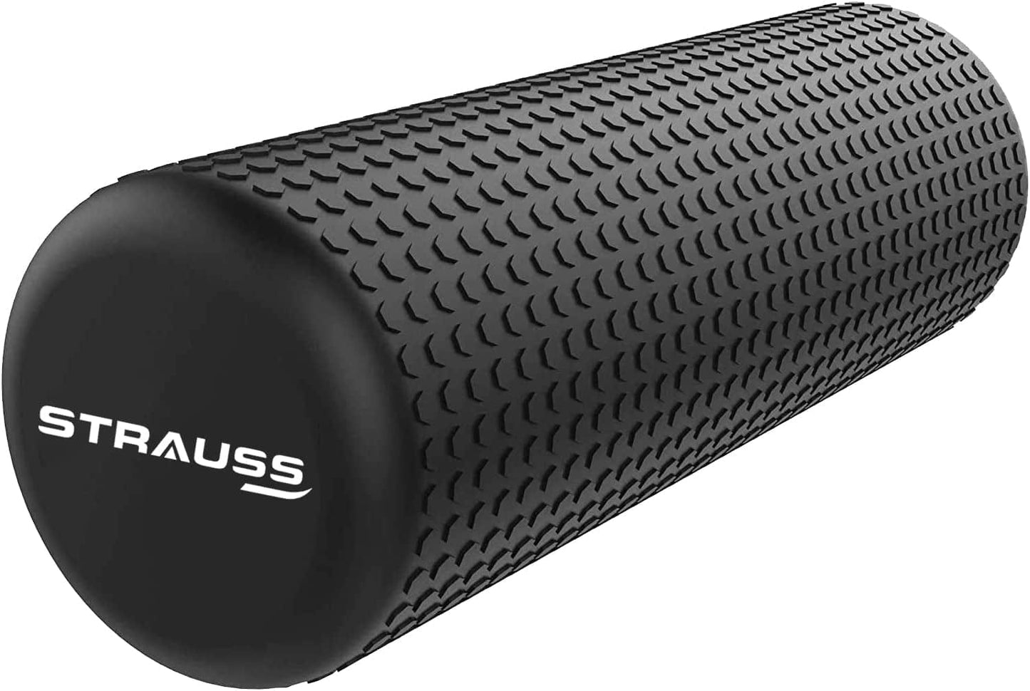 STRAUSS Yoga Foam Roller, 45 Cm, (Black)