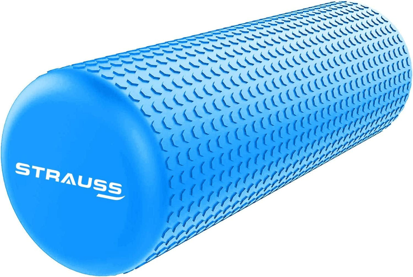 STRAUSS Yoga Foam Roller 45 Cm, (Blue), (ST-1291)