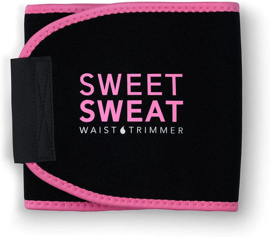 Sweet Sweat Waist Trimmer, by Sports Research - Sweat Band Increases Stomach Temp to Cut Water Weight