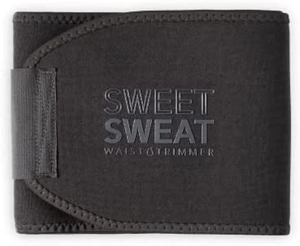 Sweet Sweat Waist Trimmer, by Sports Research - Sweat Band Increases Stomach Temp to Cut Water Weight