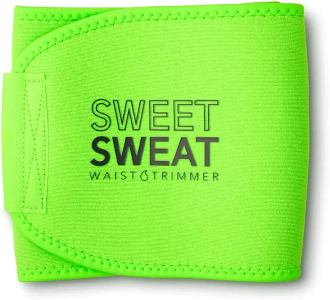 Sweet Sweat Waist Trimmer, by Sports Research - Sweat Band Increases Stomach Temp to Cut Water Weight