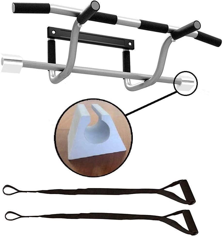 The Original Patented Triple Door Gym, as Seen on TV, Protect Your Door with Our New Upgraded White Solid Foam Supports, USA Design, Warranty & Patent