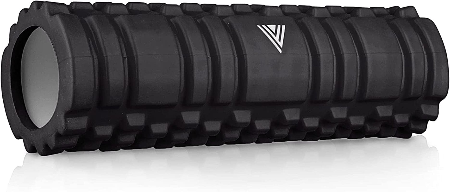 The Vinchu Foam Roller - Deep Tissue Massage Muscle Roller and Stretching Equipment for Sustainable Strength and Myofascial Trigger Point Release (Space Black)
