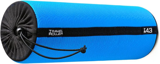 Travel Roller 4.3 Original Foam Roller - Blue, Includes Exersice Poster and Free Online Instructions