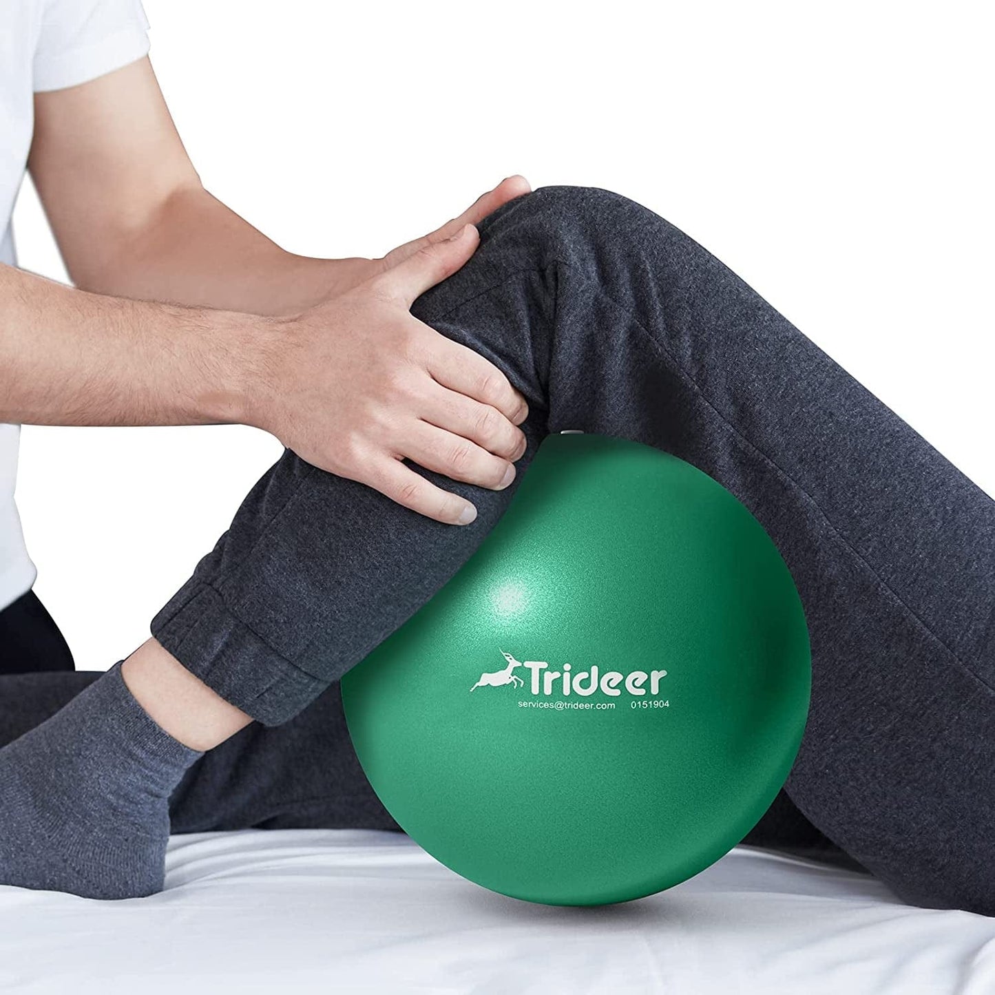 Trideer 9 Inch Pilates Ball between Knees for Physical Therapy, Mini Exercise Ball - Yoga Ball, Small Workout Balls for Core Strength and Back Support