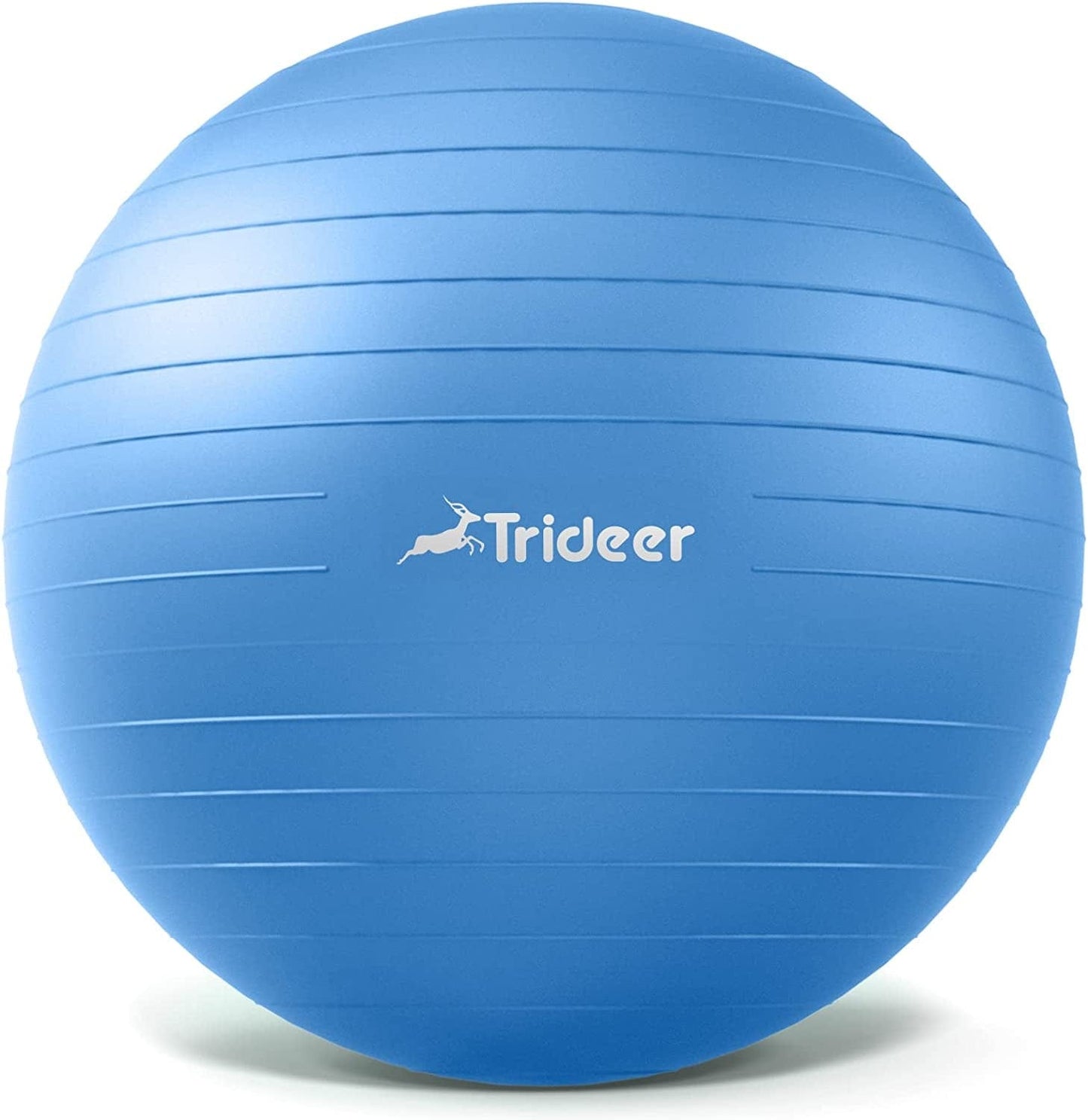 Trideer Exercise Ball, Nature Themed Yoga Ball, Easily Inflated Ball Chair, for Workout, Stability, Balance, Physical Therapy & Pregnancy, Quick Pump Included