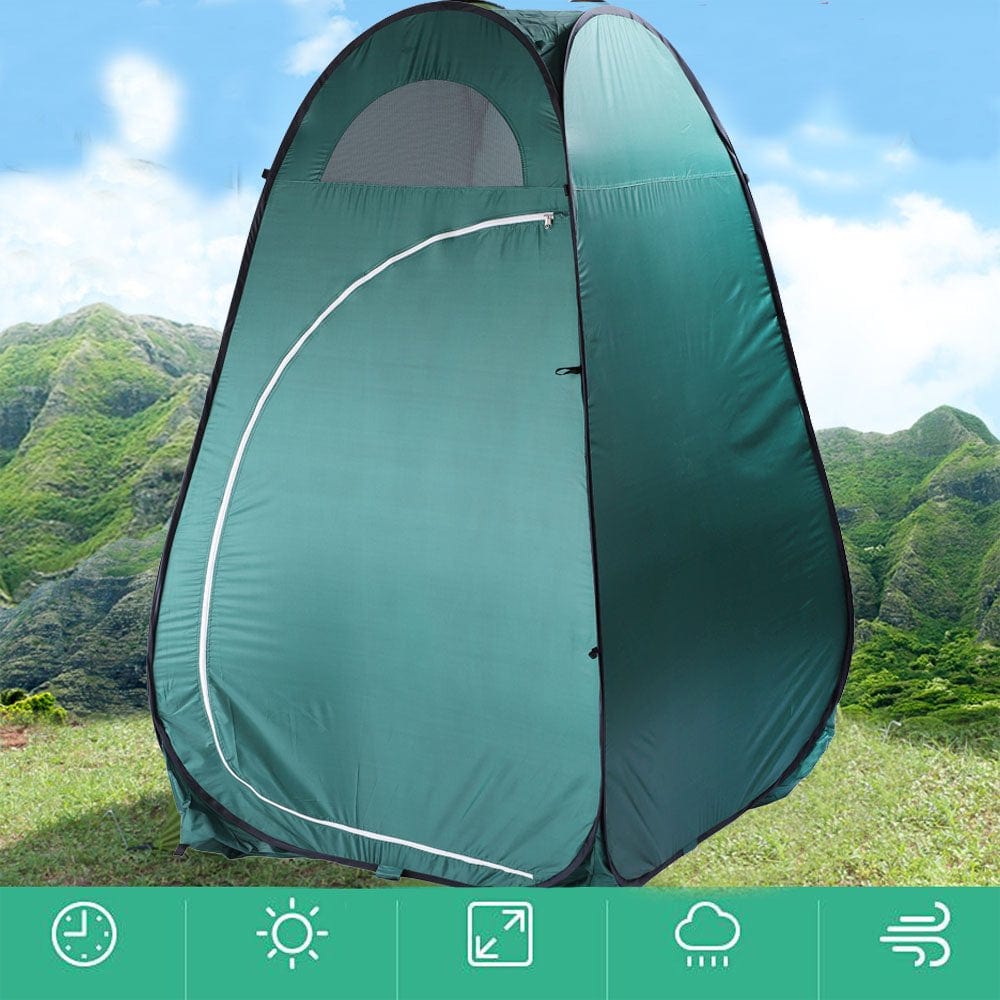 Ubesgoo Portable Pop up Tent Camping Beach Toilet Shower Changing Room Outdoor Bag Green