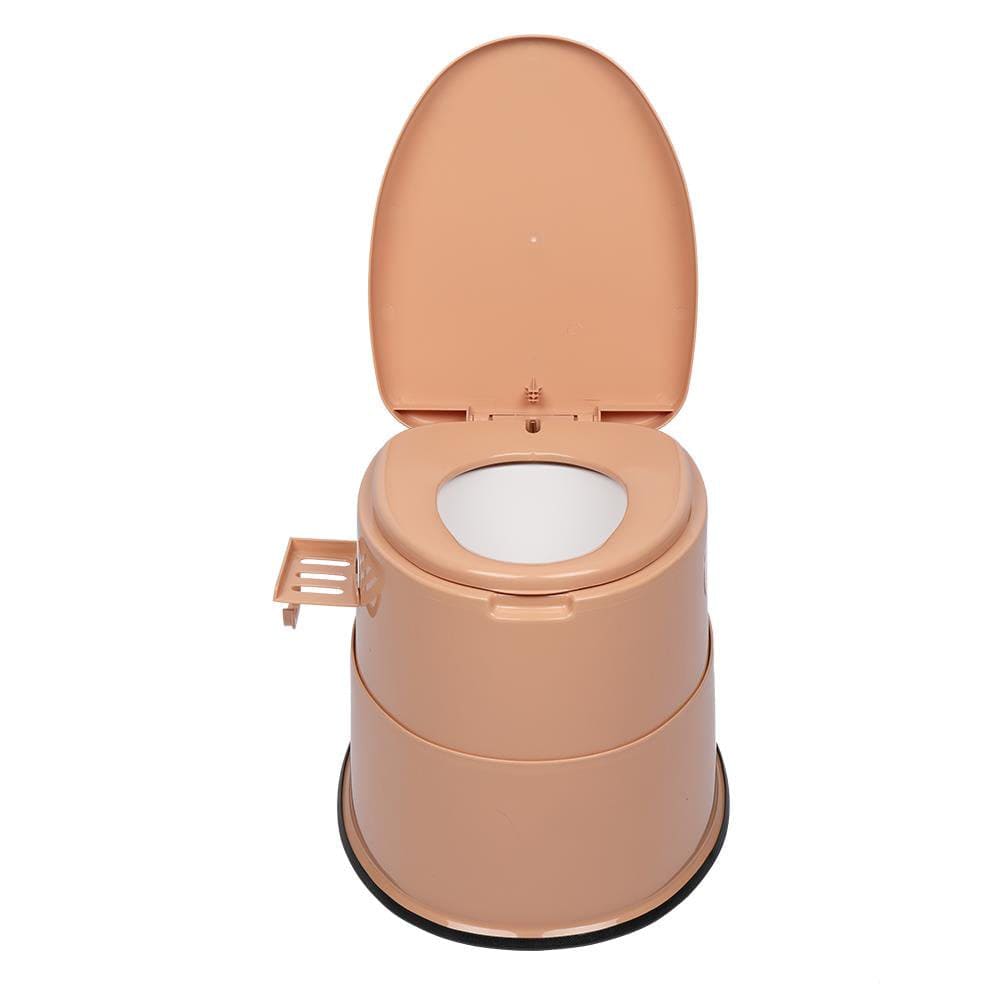 Ubesgoo Portable Toilet for Camping RV Boating and Trip Brown