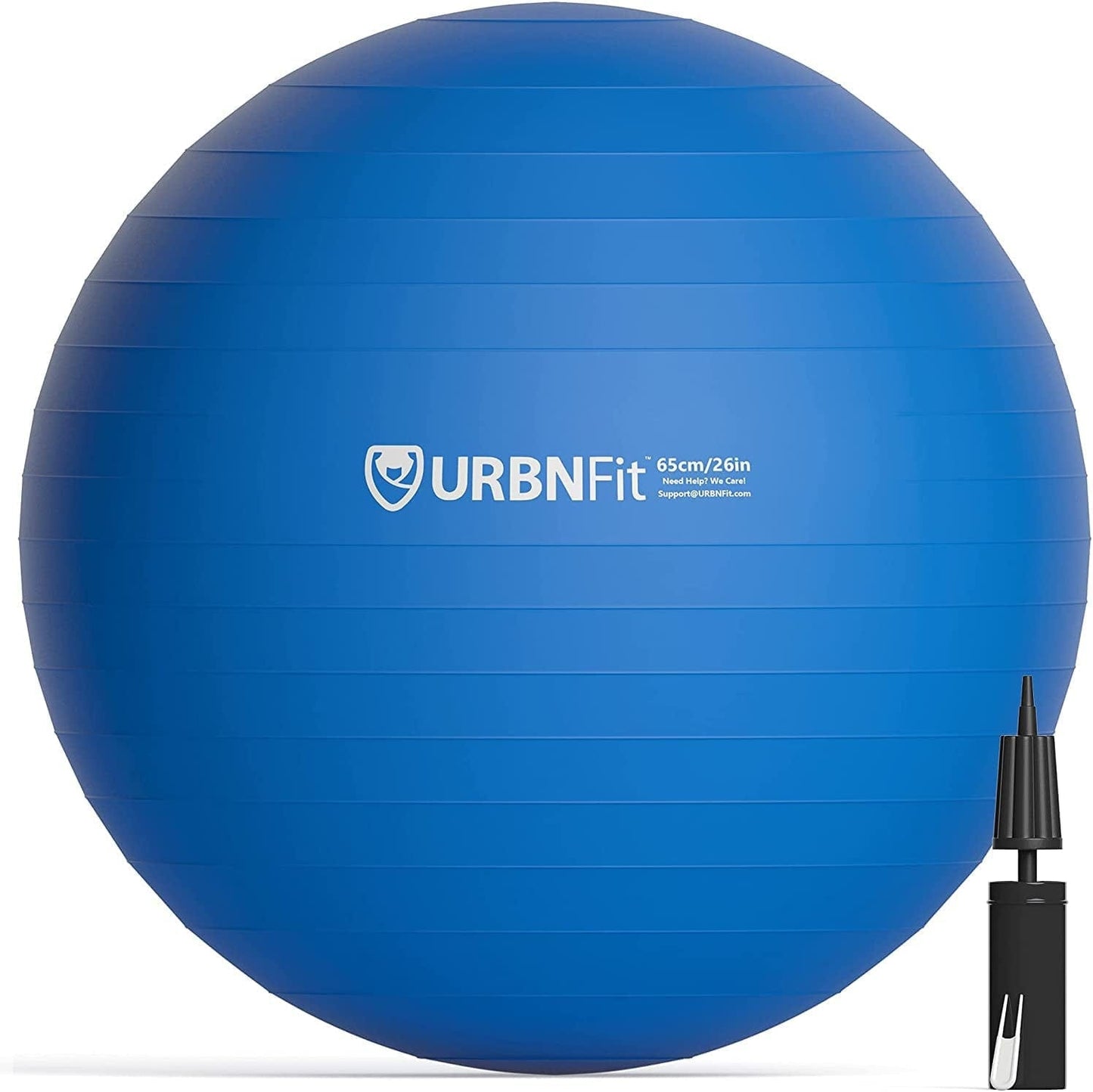 Urbnfit Exercise Ball - Yoga Ball for Workout Pregnancy Stability - Antiburst Swiss Balance Ball W/ Pump - Fitness Ball Chair for Office, Home Gym