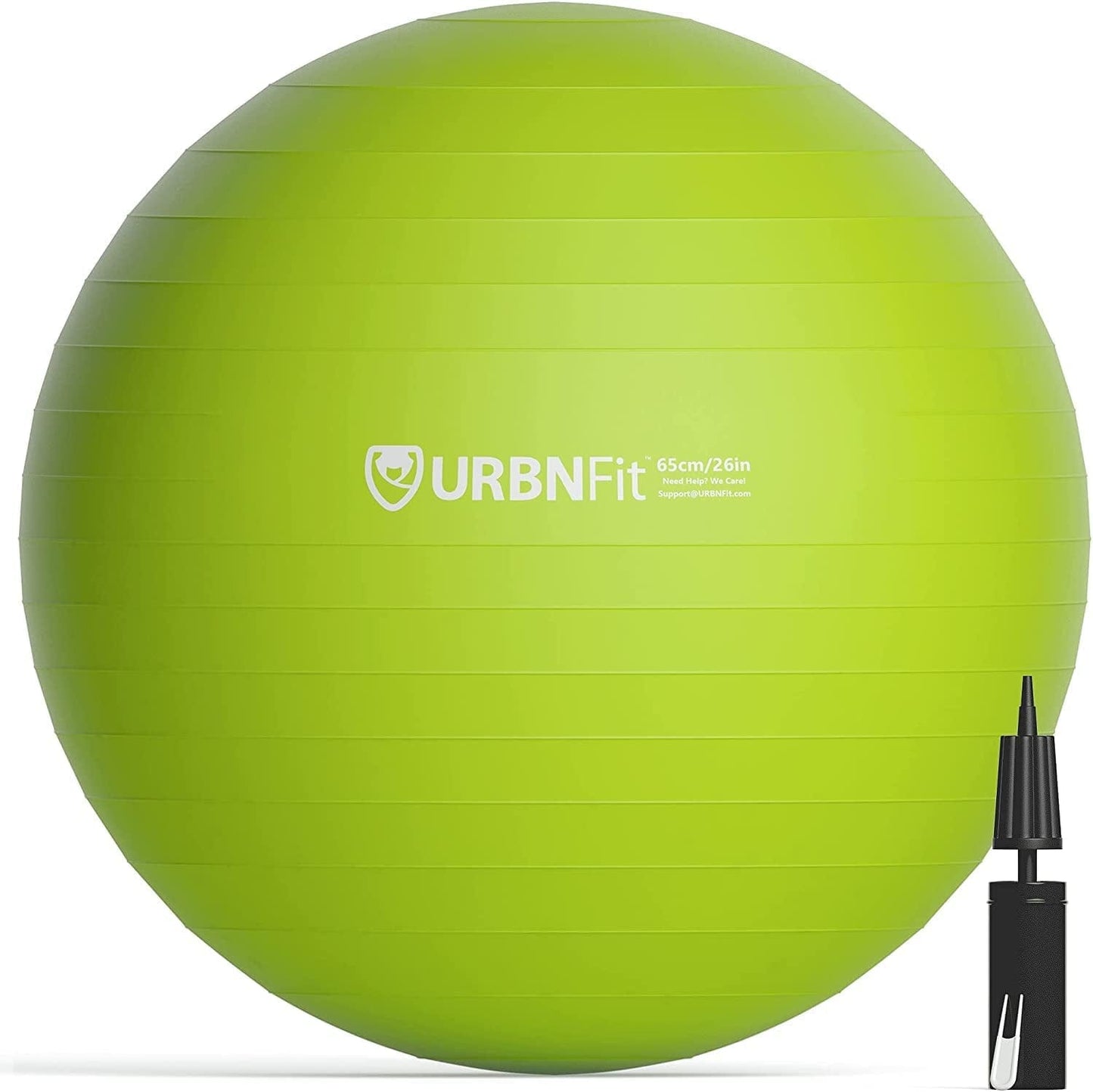 Urbnfit Exercise Ball - Yoga Ball for Workout Pregnancy Stability - Antiburst Swiss Balance Ball W/ Pump - Fitness Ball Chair for Office, Home Gym