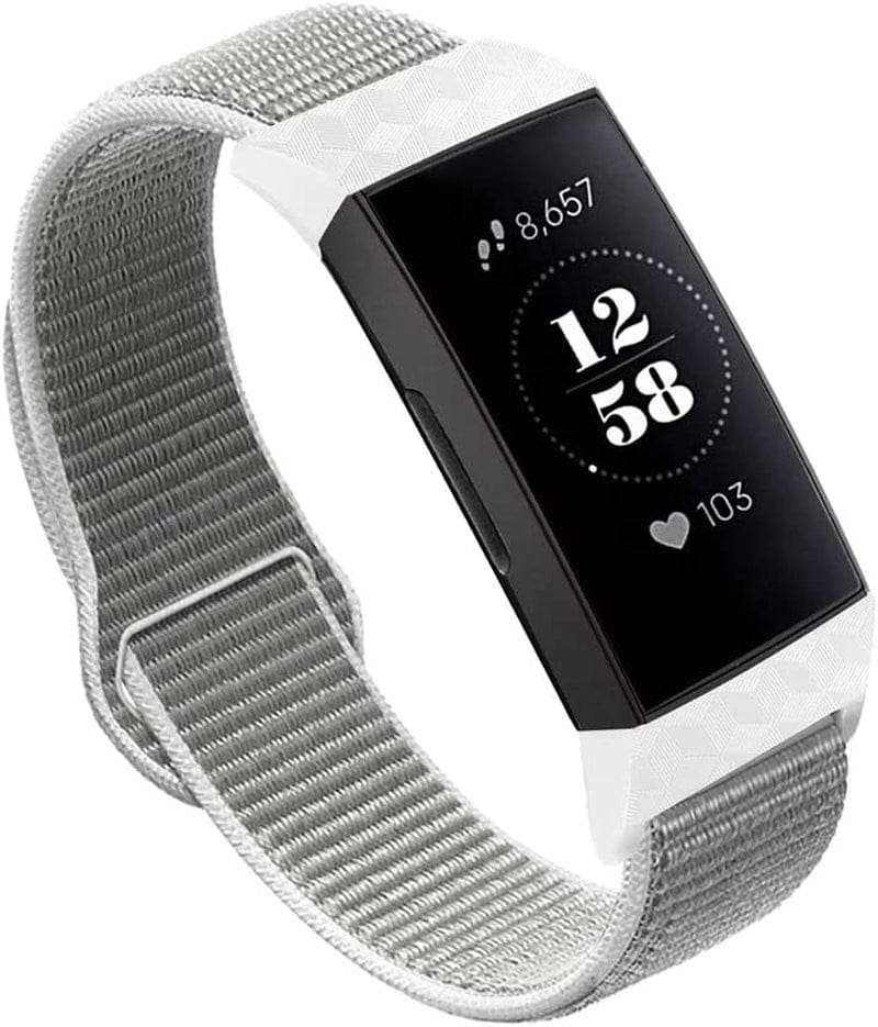 VEAQEE Nylon Bands Compatible with Charge 4 & Charge 3 & 3 SE Women Man Soft Nylon Band Breathable Quick Release Sport Replacement Accessories Wristband, 5.3''- 8.7''…
