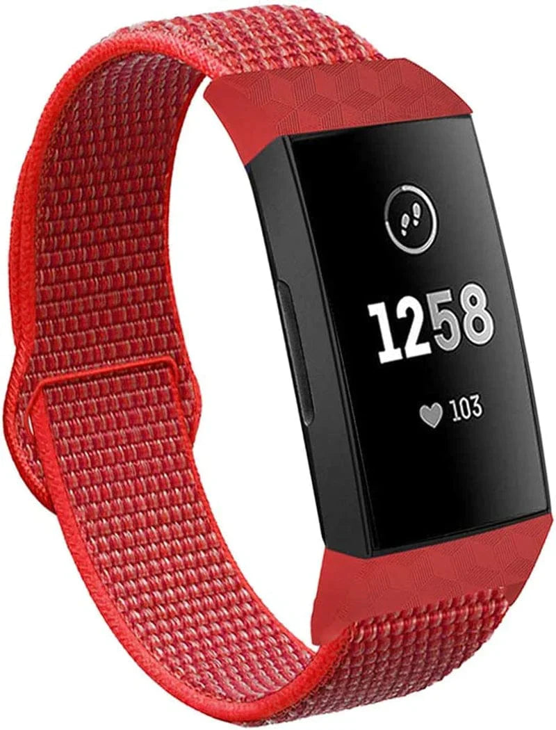 VEAQEE Nylon Bands Compatible with Charge 4 & Charge 3 & 3 SE Women Man Soft Nylon Band Breathable Quick Release Sport Replacement Accessories Wristband, 5.3''- 8.7''…