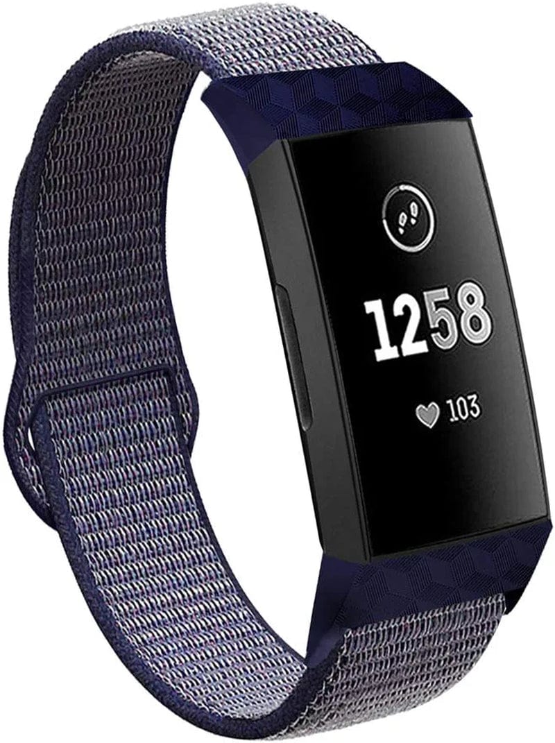 VEAQEE Nylon Bands Compatible with Charge 4 & Charge 3 & 3 SE Women Man Soft Nylon Band Breathable Quick Release Sport Replacement Accessories Wristband, 5.3''- 8.7''…