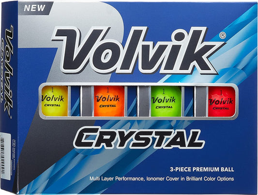 Volvik New Crystal Golf Balls Dozen