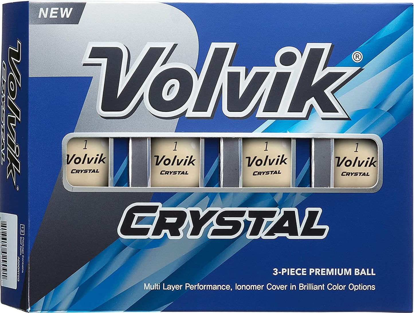 Volvik New Crystal Golf Balls Dozen