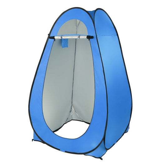 Vulaop 1-2 Person Portable Pop up Toilet Shower Tent Changing Room Dressing Tent Camping Shelter Blue
