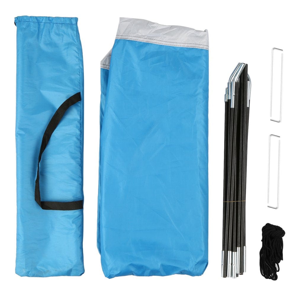 Walmeck Shelter Tent Portable Outdoor Camping Beach Shower Toilet Changing Tent Sun Rain Shelter with Window