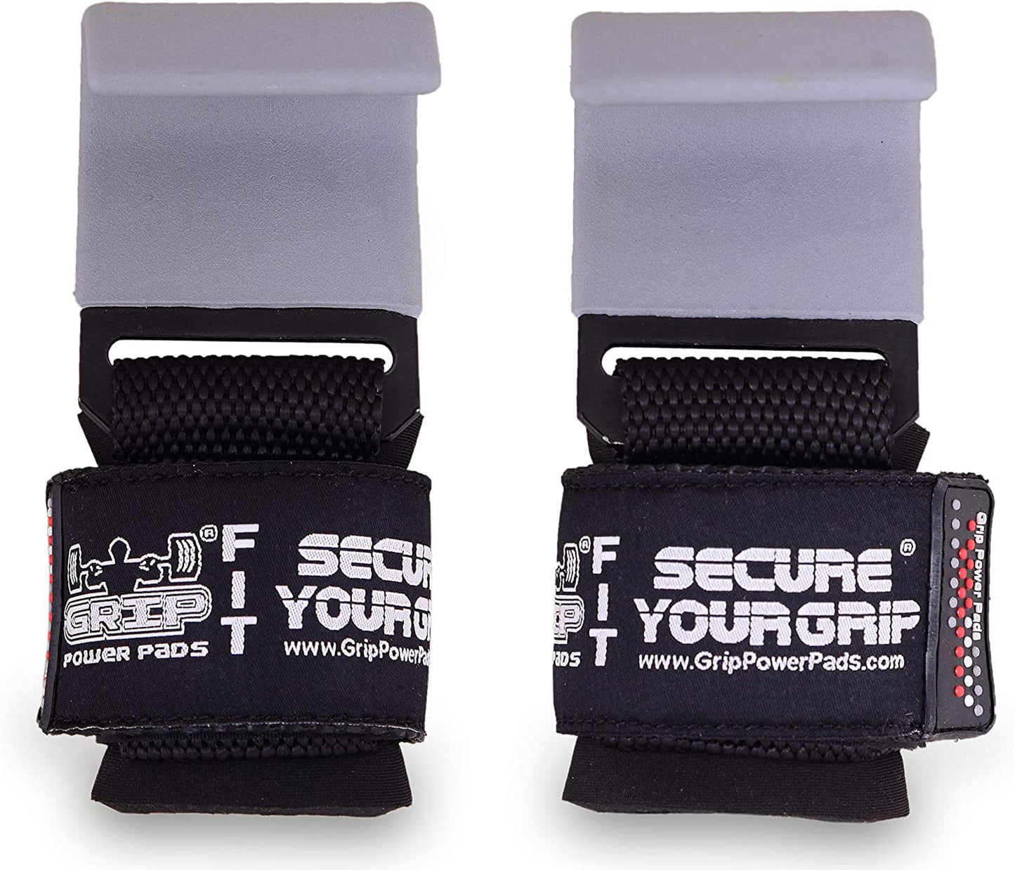 Weight Lifting Hooks Heavy Duty Lifting Wrist Straps Pull Ups Deadlift Straps Power Lifting Grips Padded Workout Straps for Weightlifting Gym Gloves for Men & Women Premium Workout Equipment