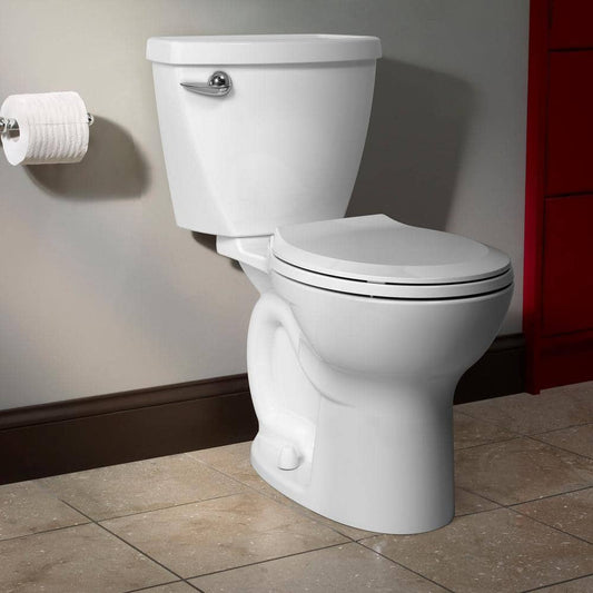 American Standard Cadet 3 Two-Piece 1.28 GPF Single Flush Round Chair Height Toilet  - $95
