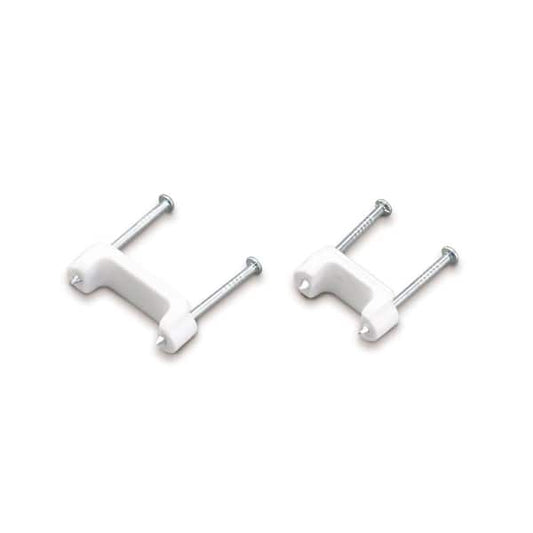 1/2" Electrical Wire Staples Plastic Corrosion Resistant,100-Pack