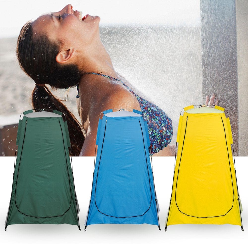 WILLKEY Portable Toilet Shower Tent Pop up Changing Camping Privacy Instant Outdoor Co