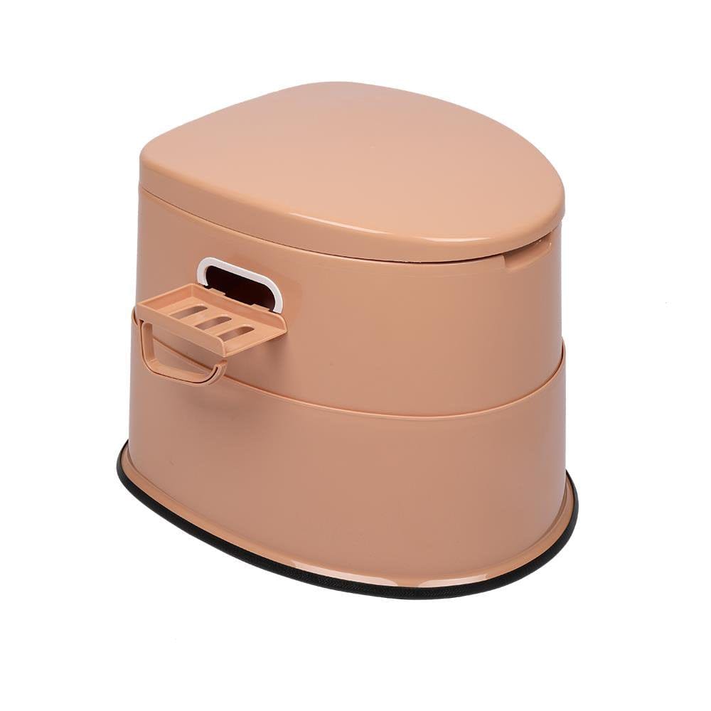Winado Portable Outdoor Camping Toilet, Lightweight Folding Potty, Brown