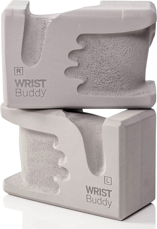 WRIST BUDDY Yoga Blocks 2 Pack | Reduces Wrist Compression, Maximizes Wrist Comfort, Grip Strength, and Support | Yoga Block Yoga Accessories EVA Foam Blocks Yoga Set Yoga Kit | Great Gifts