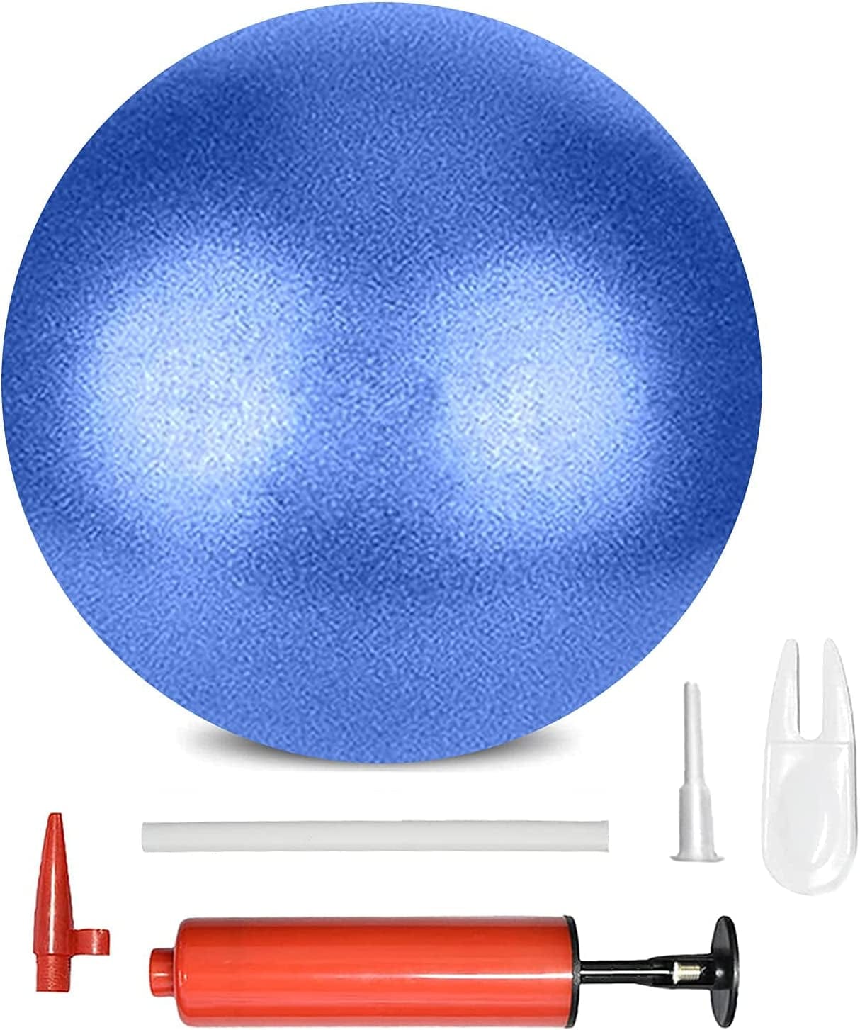 XIECCX Mini Yoga Balls 6 Inch Exercise Pilates Ball Therapy Ball Balance Ball Bender Ball Barre Equipment for Home Stability Squishy Training Physicalcore Training with Pump