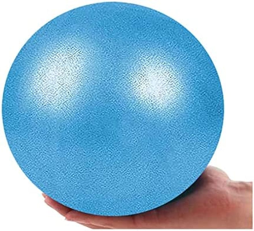 XIECCX Mini Yoga Balls Exercise Pilates Ball Therapy Ball Balance Ball Bender Ball Barre Equipment 1PC for Home Stability Squishy Training Physicalcore Training with Inflatable Straw