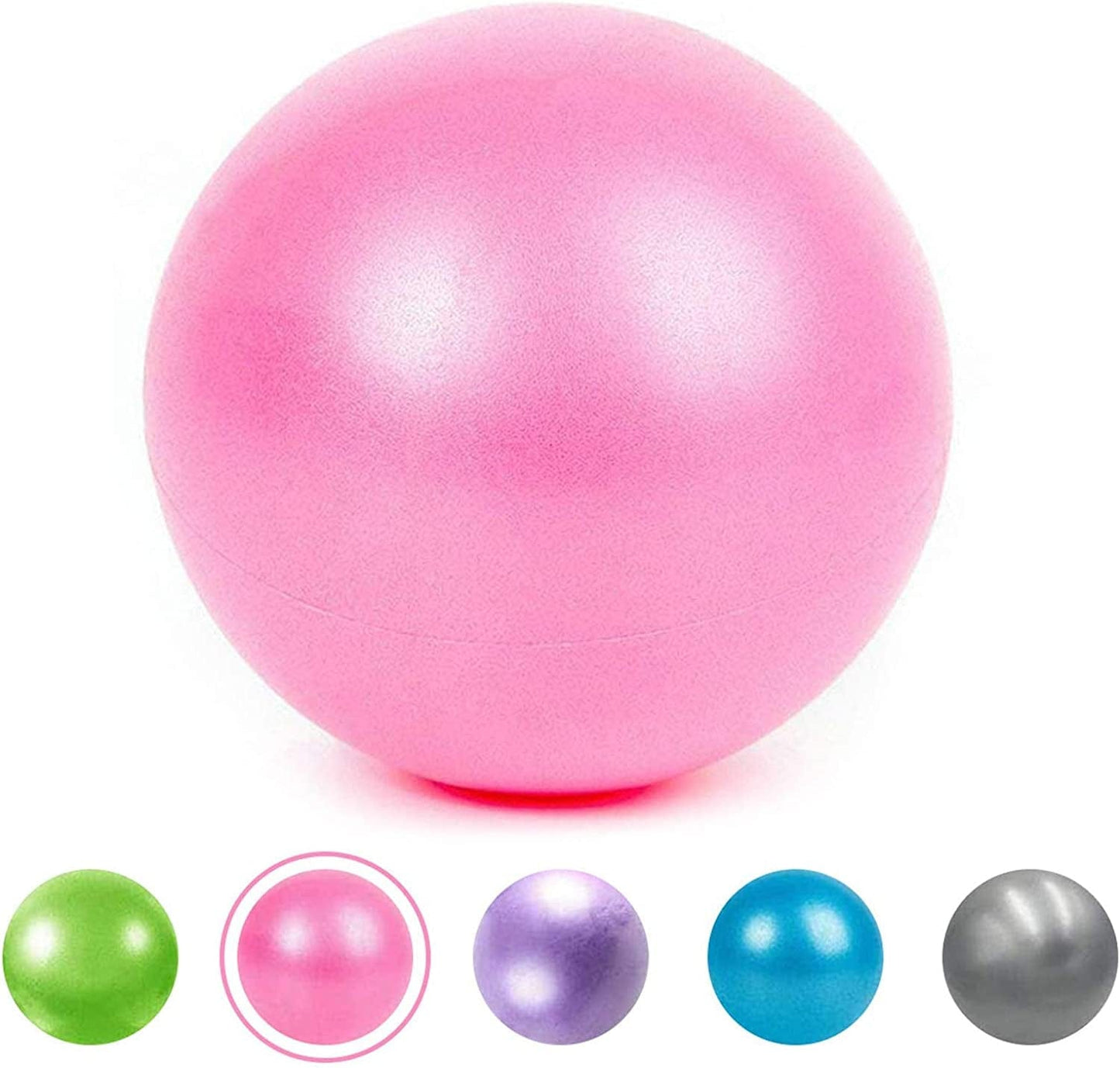 XIECCX Mini Yoga Balls Exercise Pilates Ball Therapy Ball Balance Ball Bender Ball Barre Equipment 1PC for Home Stability Squishy Training Physicalcore Training with Inflatable Straw