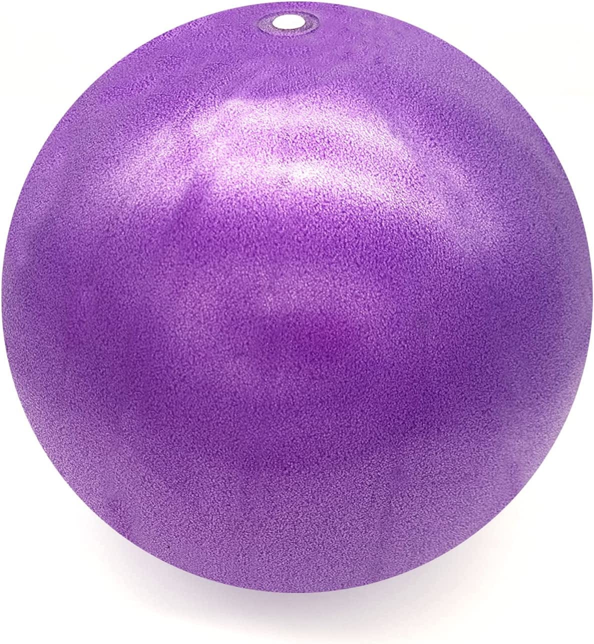 XIECCX Mini Yoga Balls Exercise Pilates Ball Therapy Ball Balance Ball Bender Ball Barre Equipment 1PC for Home Stability Squishy Training Physicalcore Training with Inflatable Straw