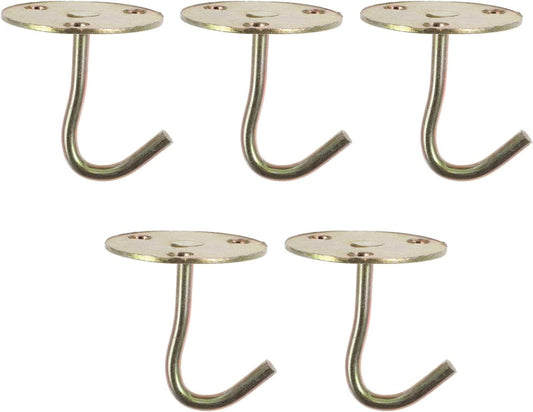 YARDWE 5Pcs Heavy Duty Hammock Hanging Kit Wall Ceiling Mount Bracket for Suspension Strap Trainer for Gymnastic Ring Yoga Swing Hammock