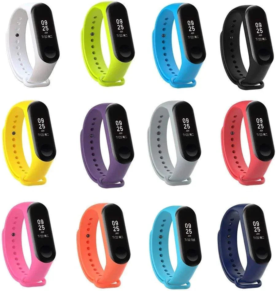 Ybludiy Mi Band 4 Strap,Soft Bands for Xiaomi Mi Band 4 Strap/Xiaomi Mi Band 3 Strap,Colorful Wristbands Replacement Accessories Straps Bracelets for Mi Band 4 Strap