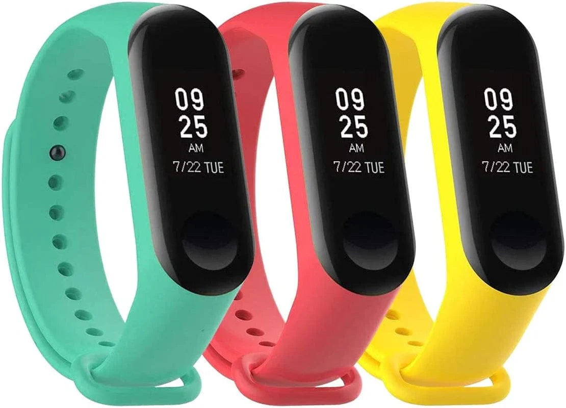 Ybludiy Mi Band 4 Strap,Soft Bands for Xiaomi Mi Band 4 Strap/Xiaomi Mi Band 3 Strap,Colorful Wristbands Replacement Accessories Straps Bracelets for Mi Band 4 Strap