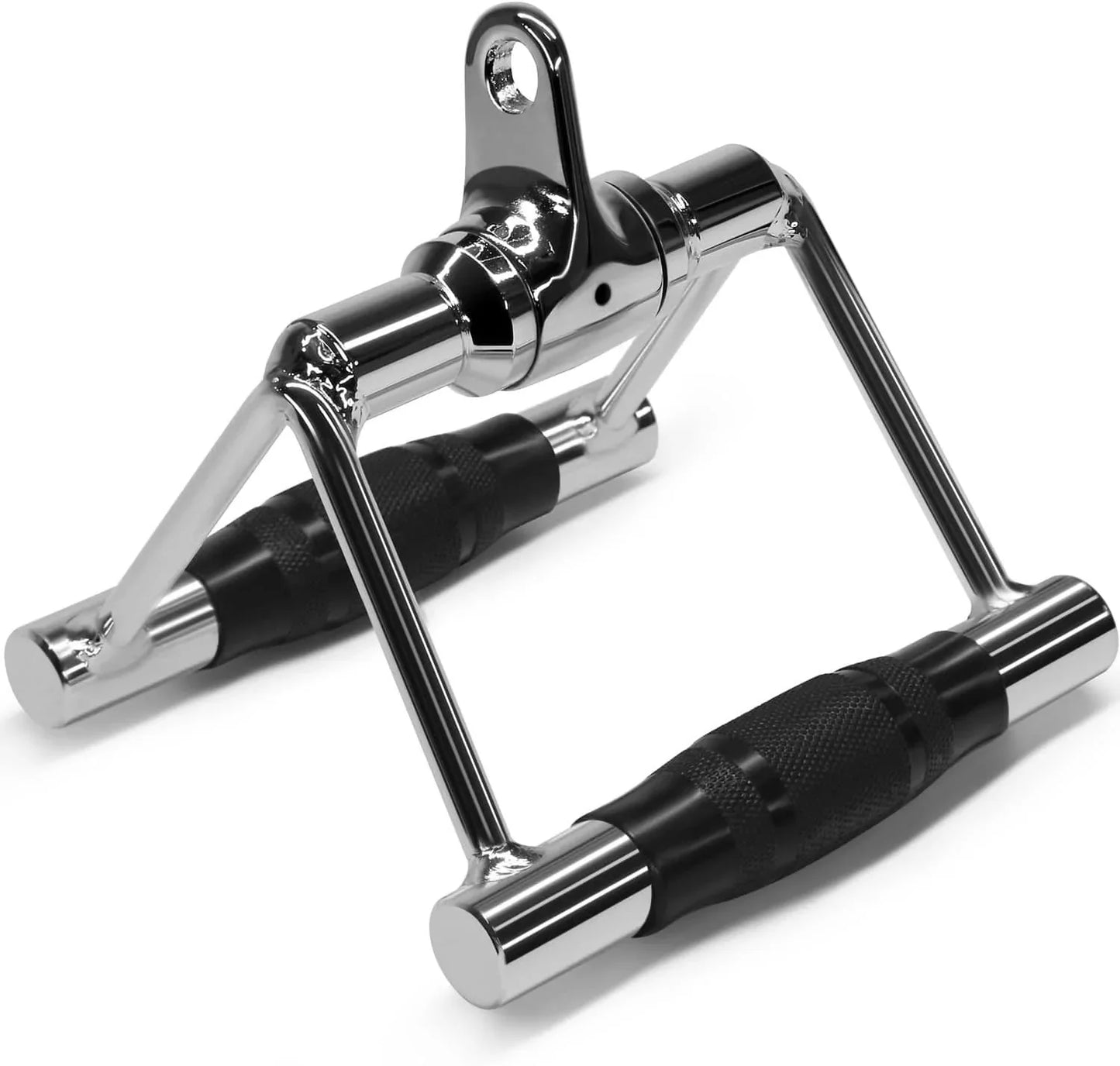 Yes4All Double D Row Handle Cable Attachment, Single D Handle for Weight Workout, Cable Machine Accessories for Home Gym