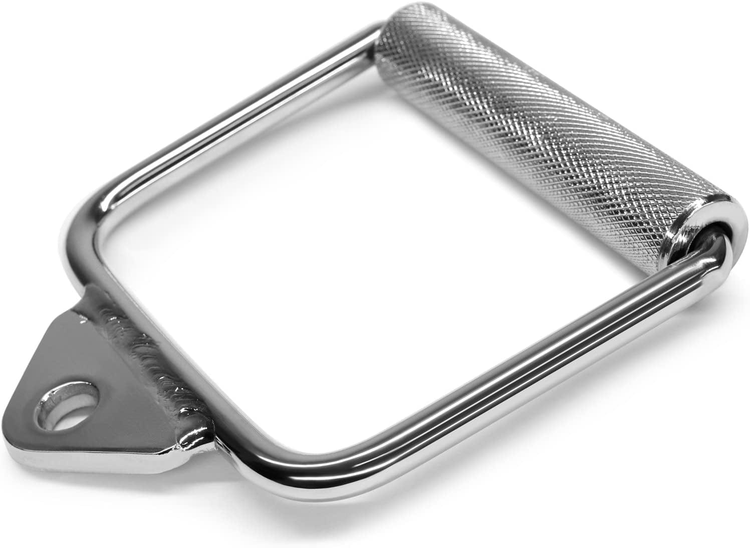 Yes4All Double D Row Handle Cable Attachment, Single D Handle for Weight Workout, Cable Machine Accessories for Home Gym