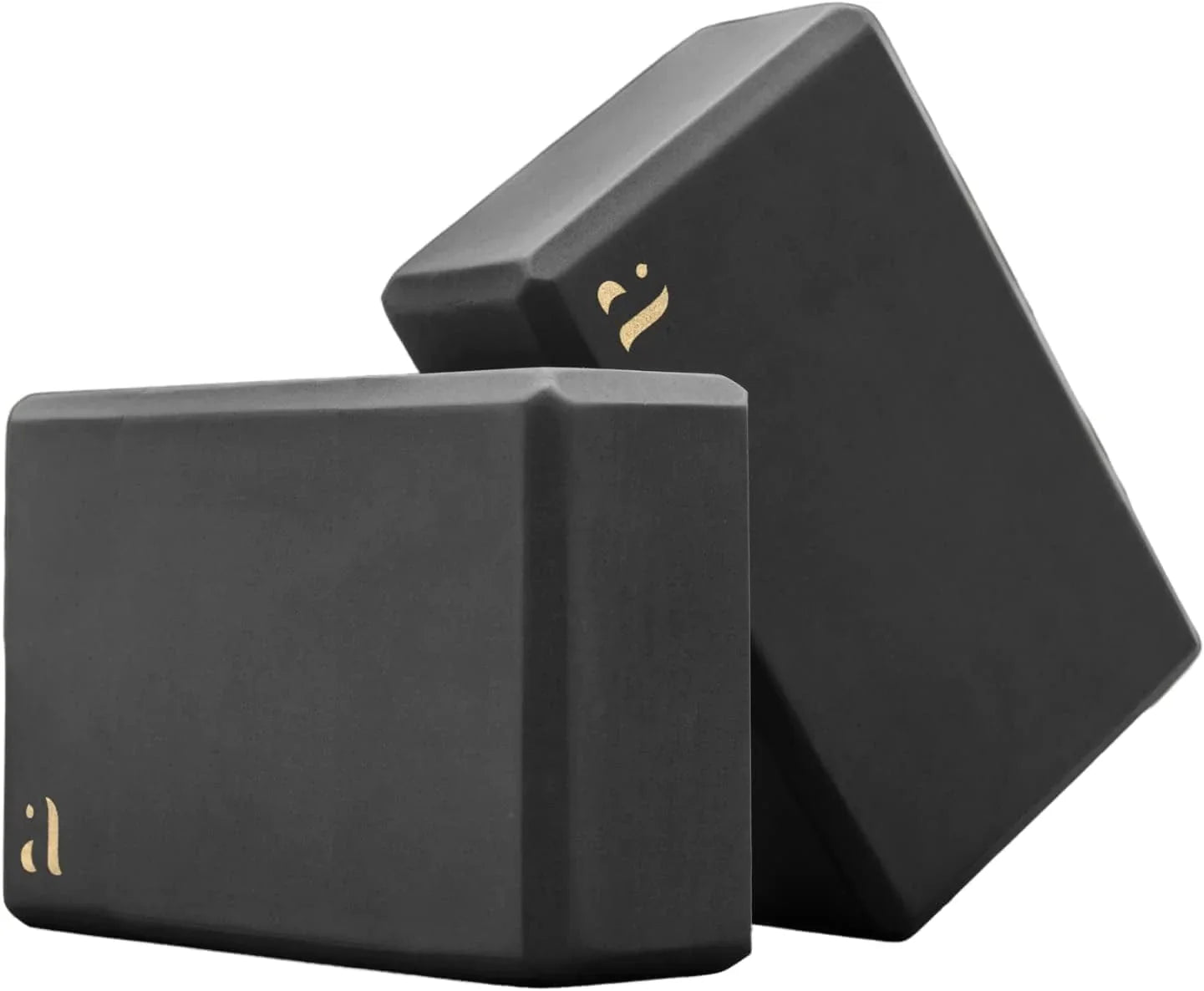 Yoga Blocks 2 Pack - High Density Lightweight EVA Foam Yoga Bricks - Home and Travel Yoga Block Set - Yogi Accessories and Props