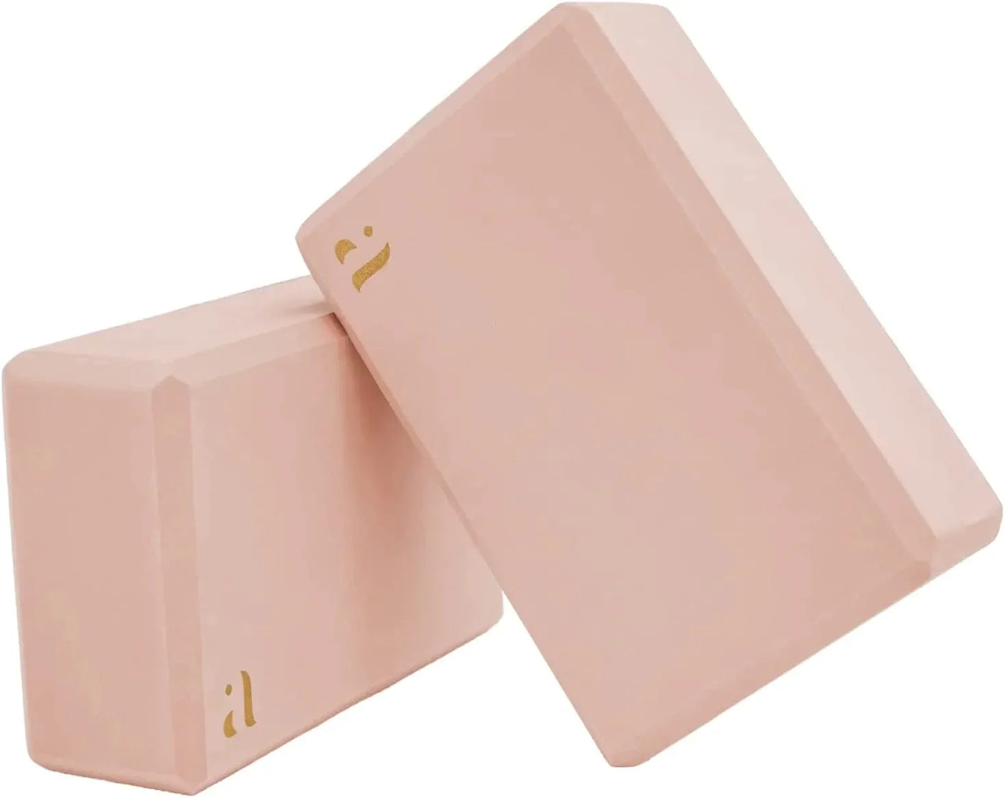 Yoga Blocks 2 Pack - High Density Lightweight EVA Foam Yoga Bricks - Home and Travel Yoga Block Set - Yogi Accessories and Props