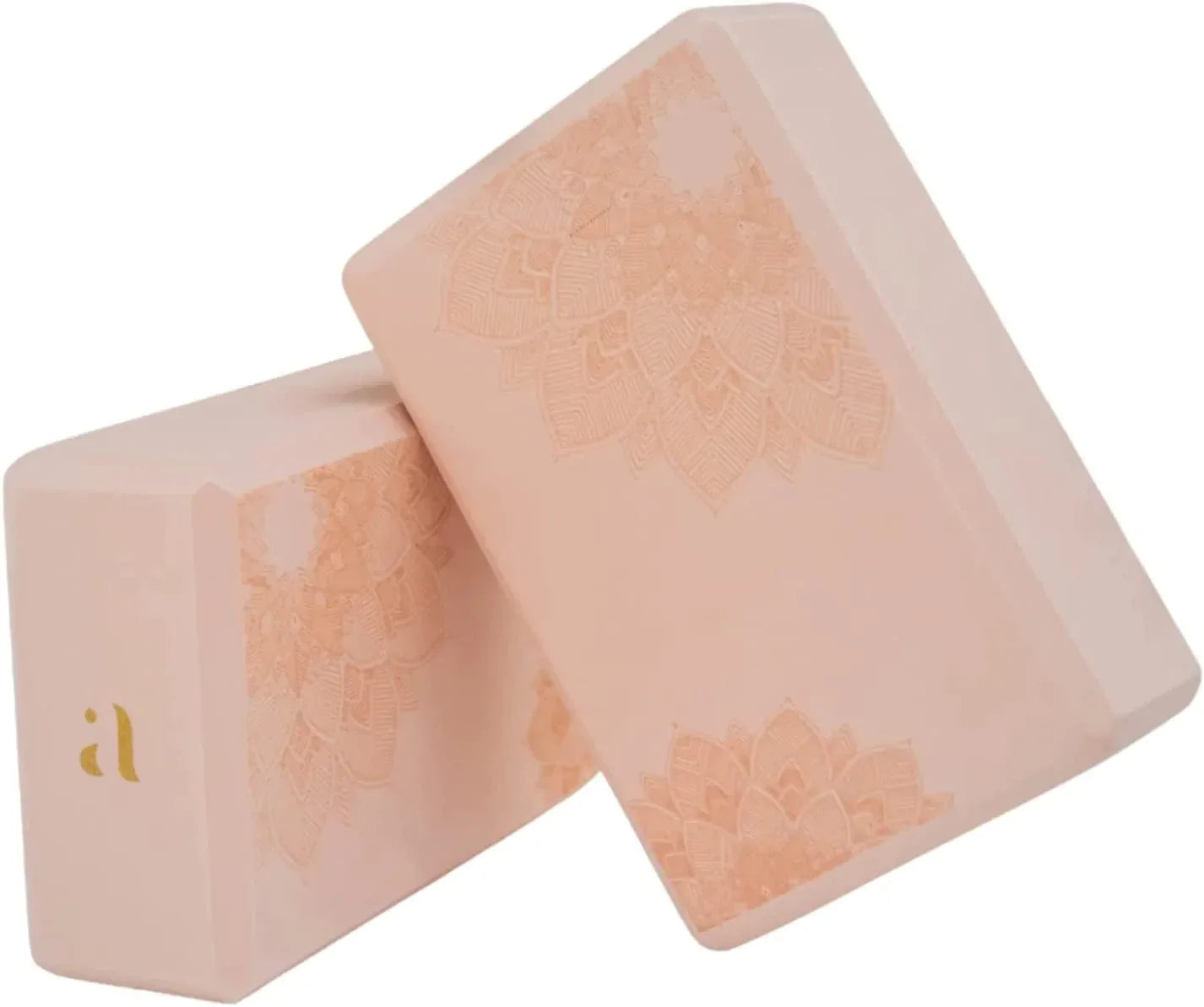 Yoga Blocks 2 Pack - High Density Lightweight EVA Foam Yoga Bricks - Home and Travel Yoga Block Set - Yogi Accessories and Props